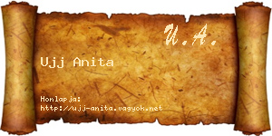 Ujj Anita névjegykártya